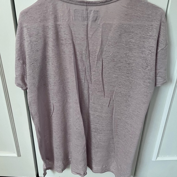 Anthropologie Pure Good Linen T-shirt - Picture 7 of 7